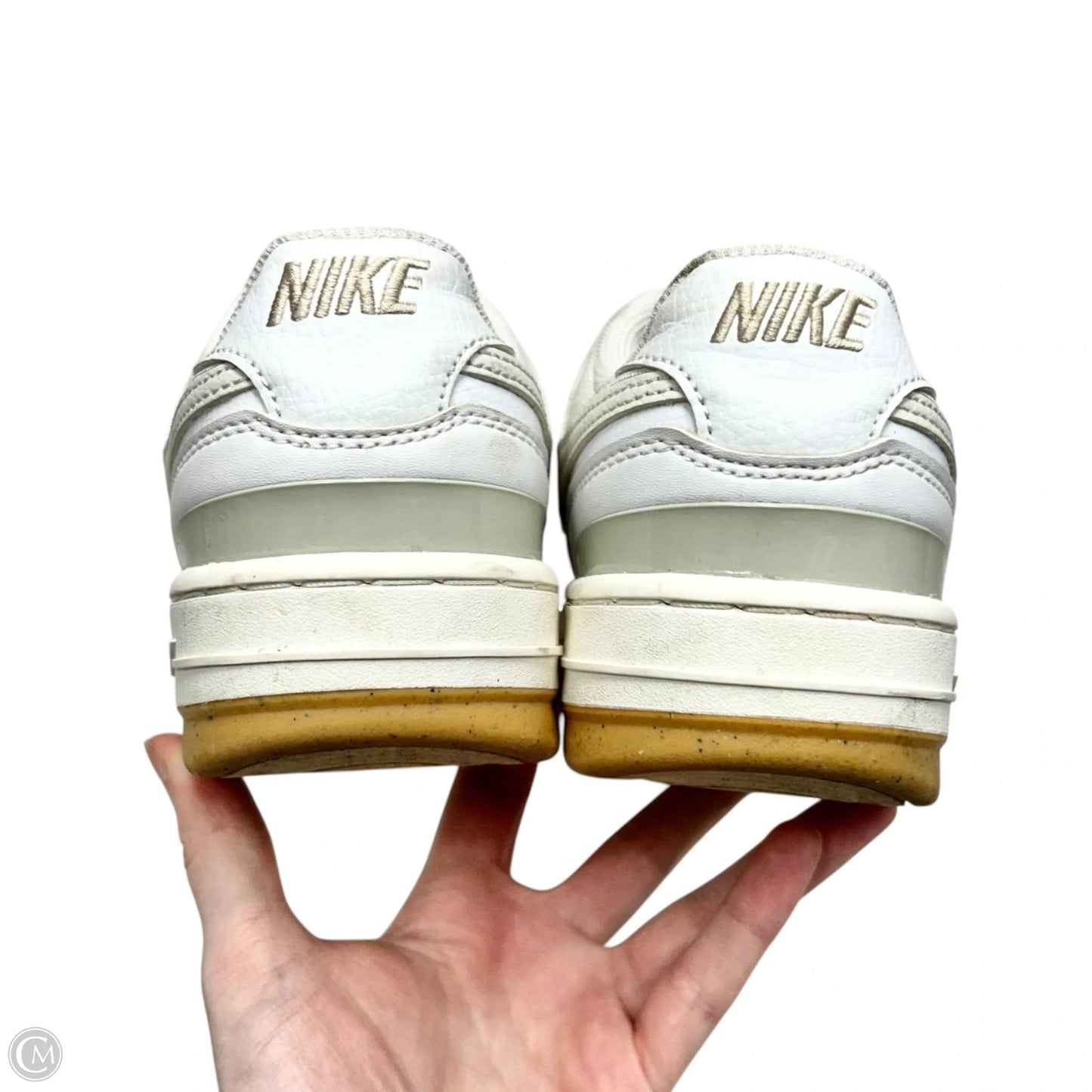 Shoes Athletic By Nike In White, Size: 8