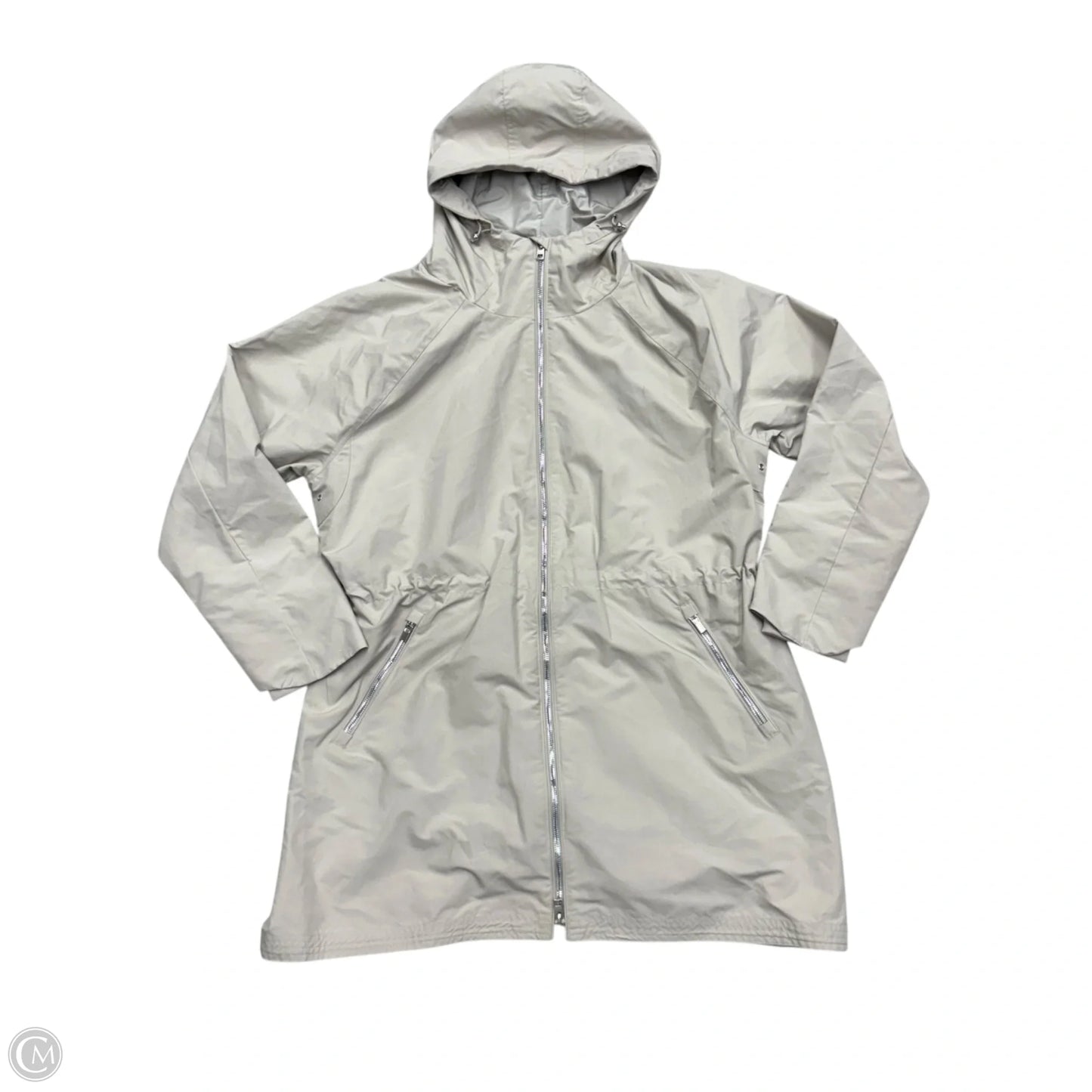 Athletic Jacket By Athleta In Tan, Size: Xl