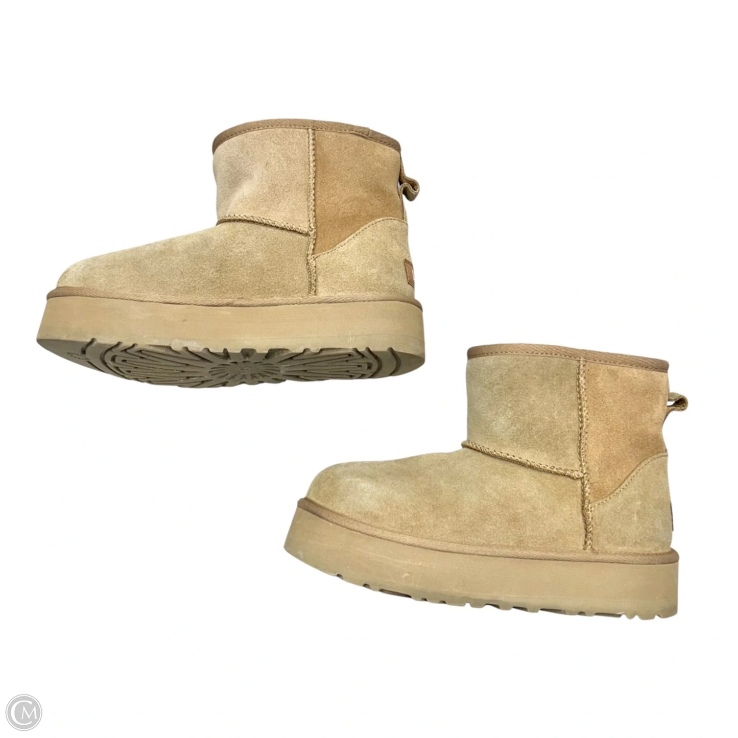 Boots Designer By Ugg In Cream, Size: 5