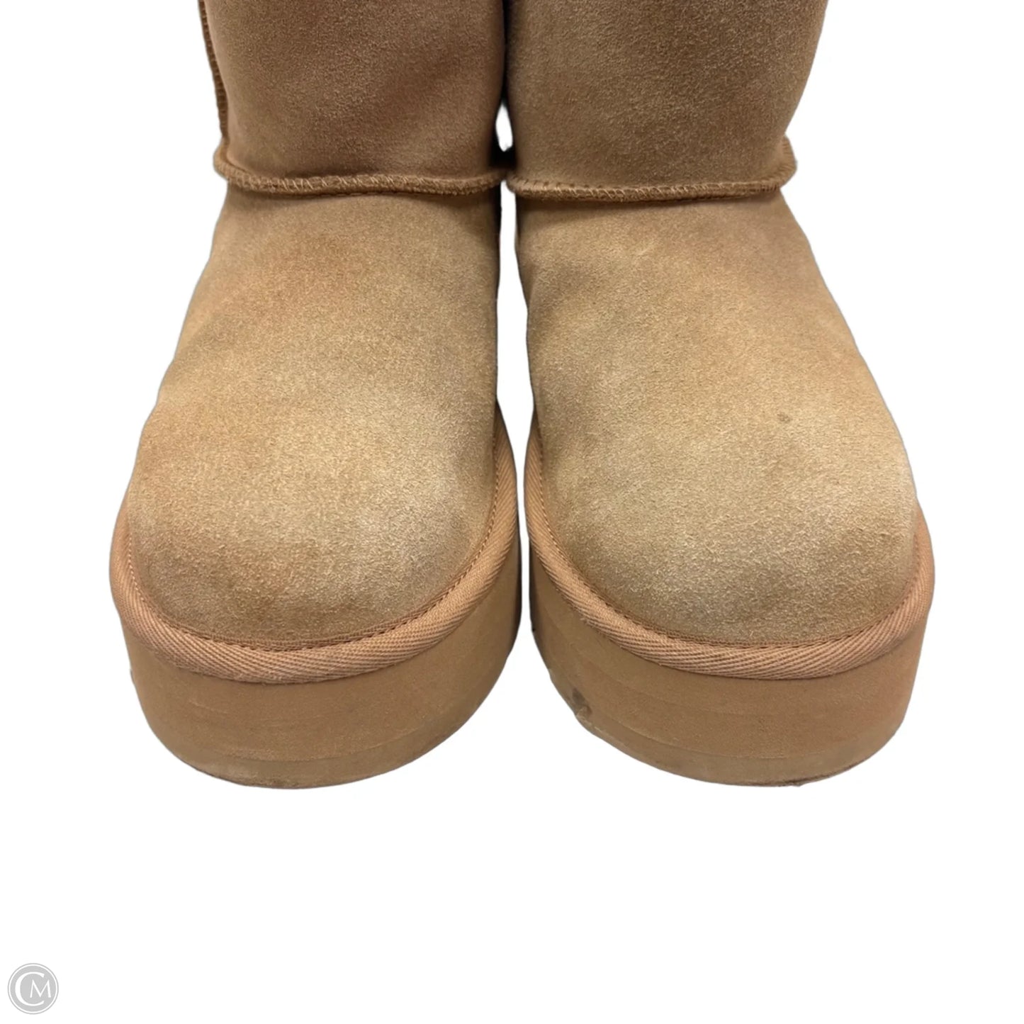 Boots Designer By Ugg In Cream, Size: 5