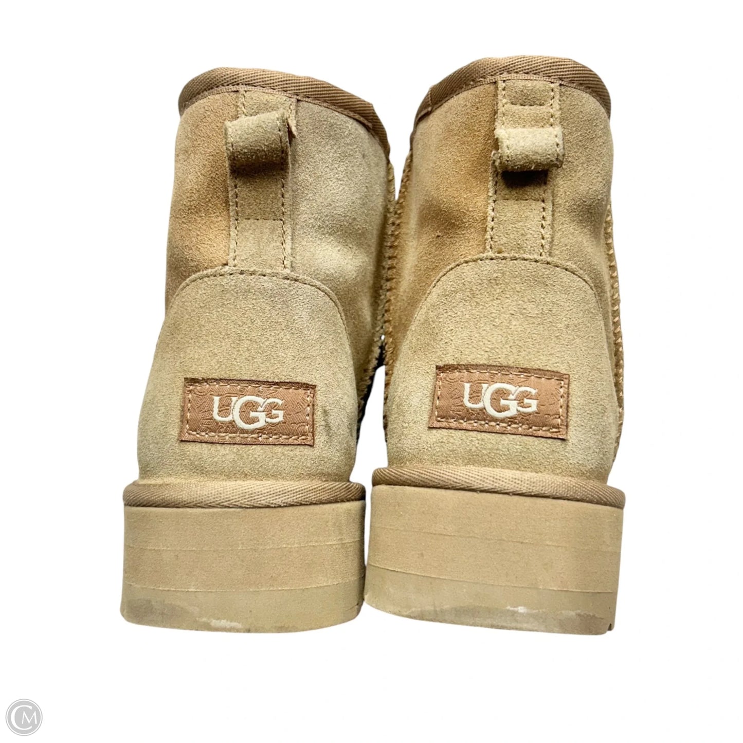 Boots Designer By Ugg In Cream, Size: 5