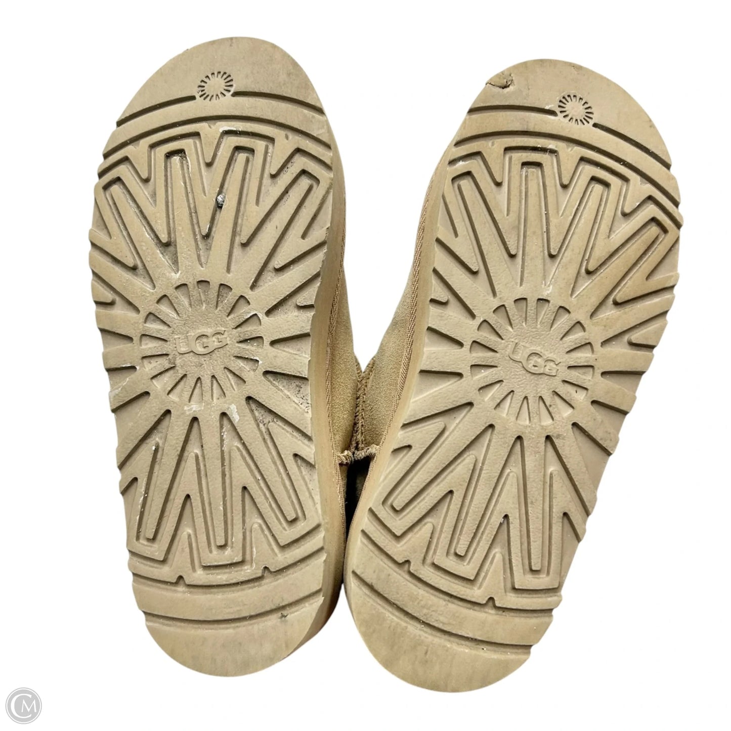 Boots Designer By Ugg In Cream, Size: 5