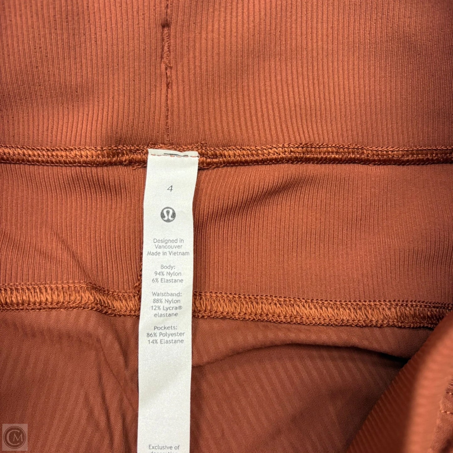 Athletic Pants By Lululemon In Brown, Size: S