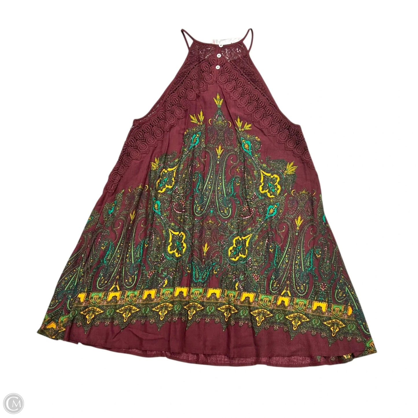 Dress Casual Short By Free People In Maroon, Size: Xs
