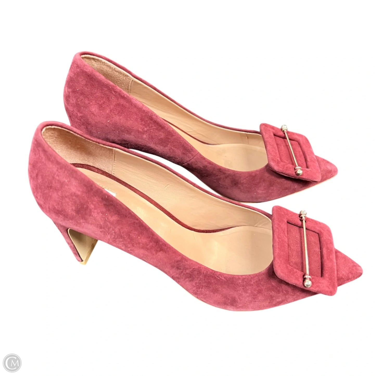 Shoes Designer By Zac By Zac Posen In Maroon, Size: 8.5