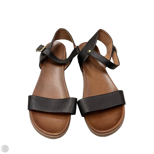 Sandals Flats By Rock And Candy In Black, Size: 7.5