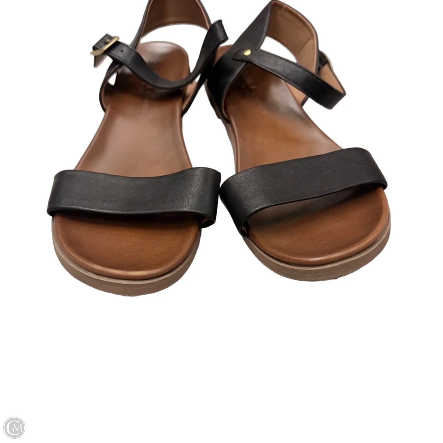 Sandals Flats By Rock And Candy In Black, Size: 7.5
