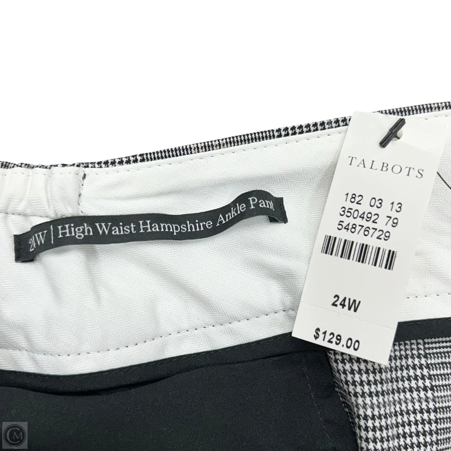 Pants Dress By Talbots In Black & White, Size: 24