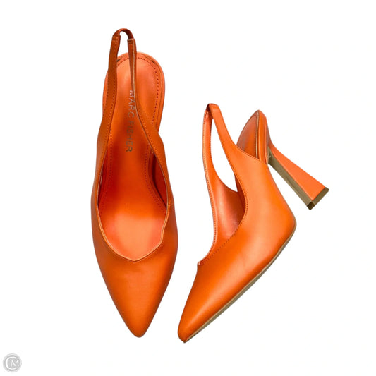 Shoes Heels Stiletto By Marc Fisher In Orange, Size: 6.5