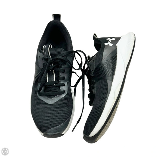 Shoes Athletic By Under Armour In Black & White, Size: 7