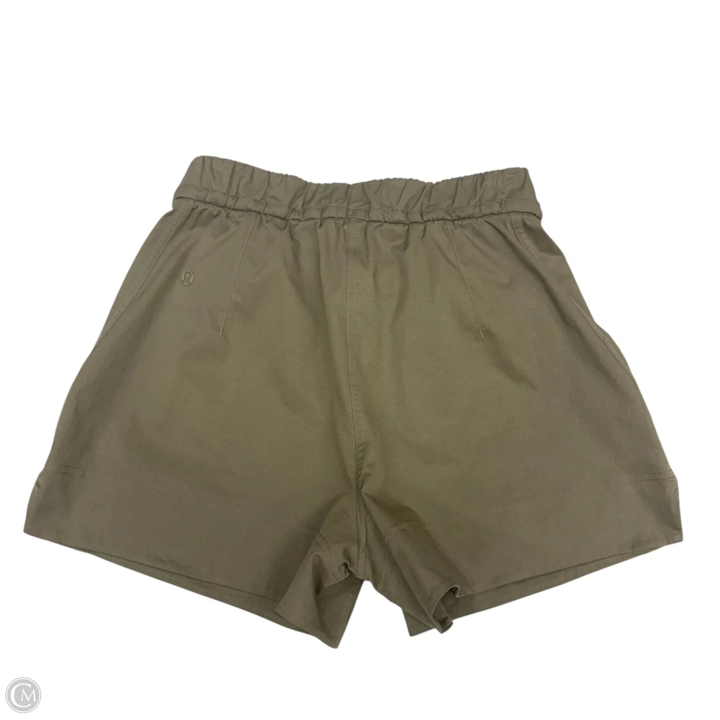 Athletic Shorts By Lululemon In Green, Size: S
