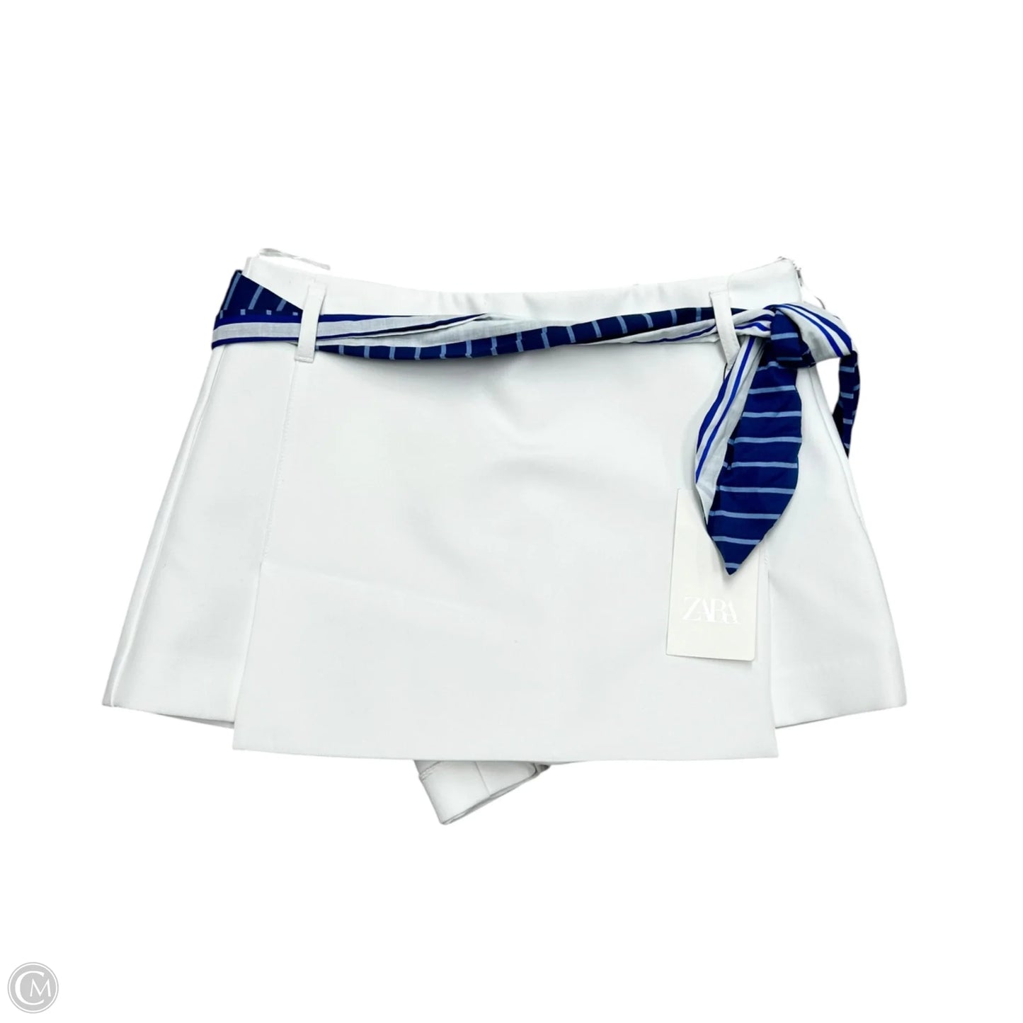 Skort By Zara In White, Size: S