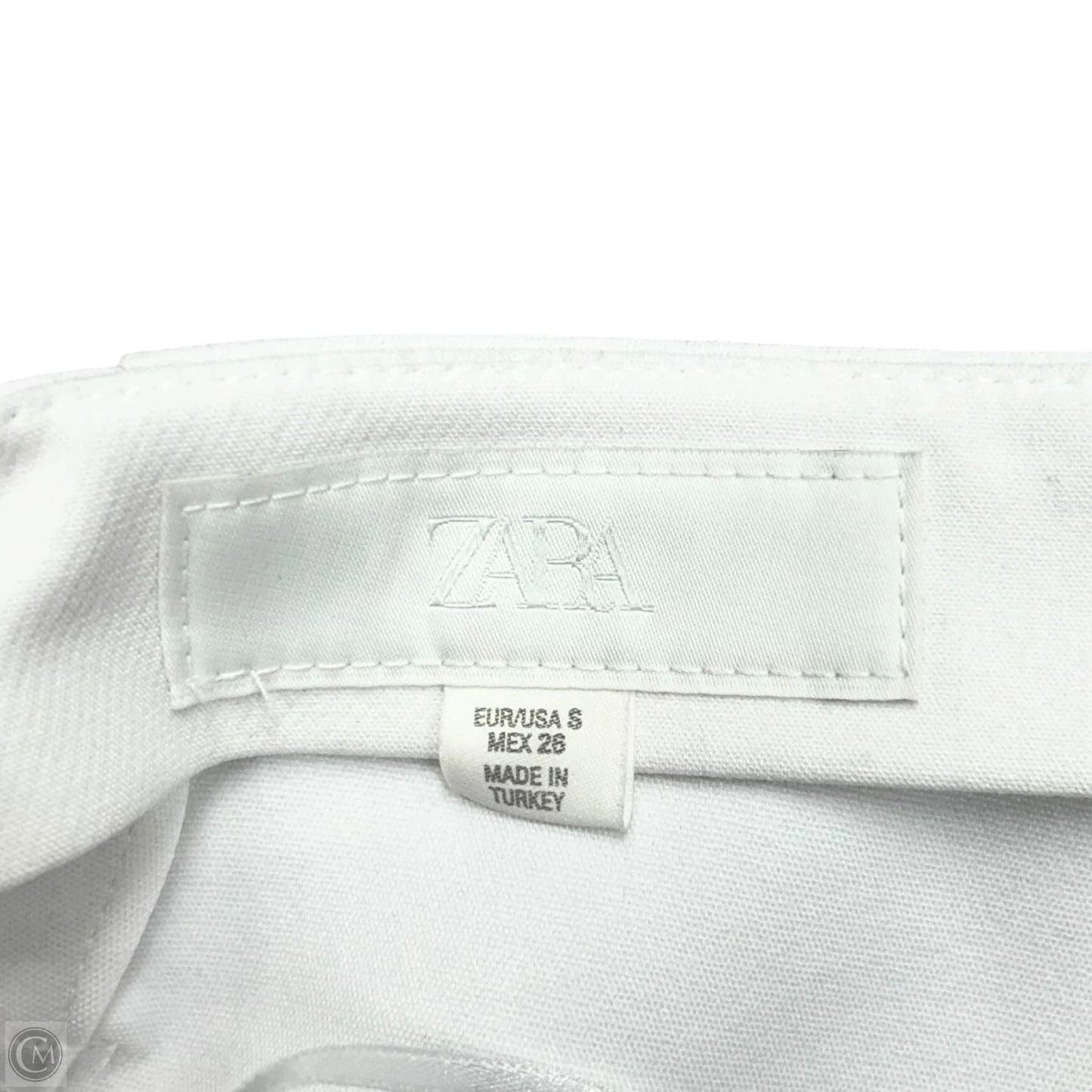 Skort By Zara In White, Size: S