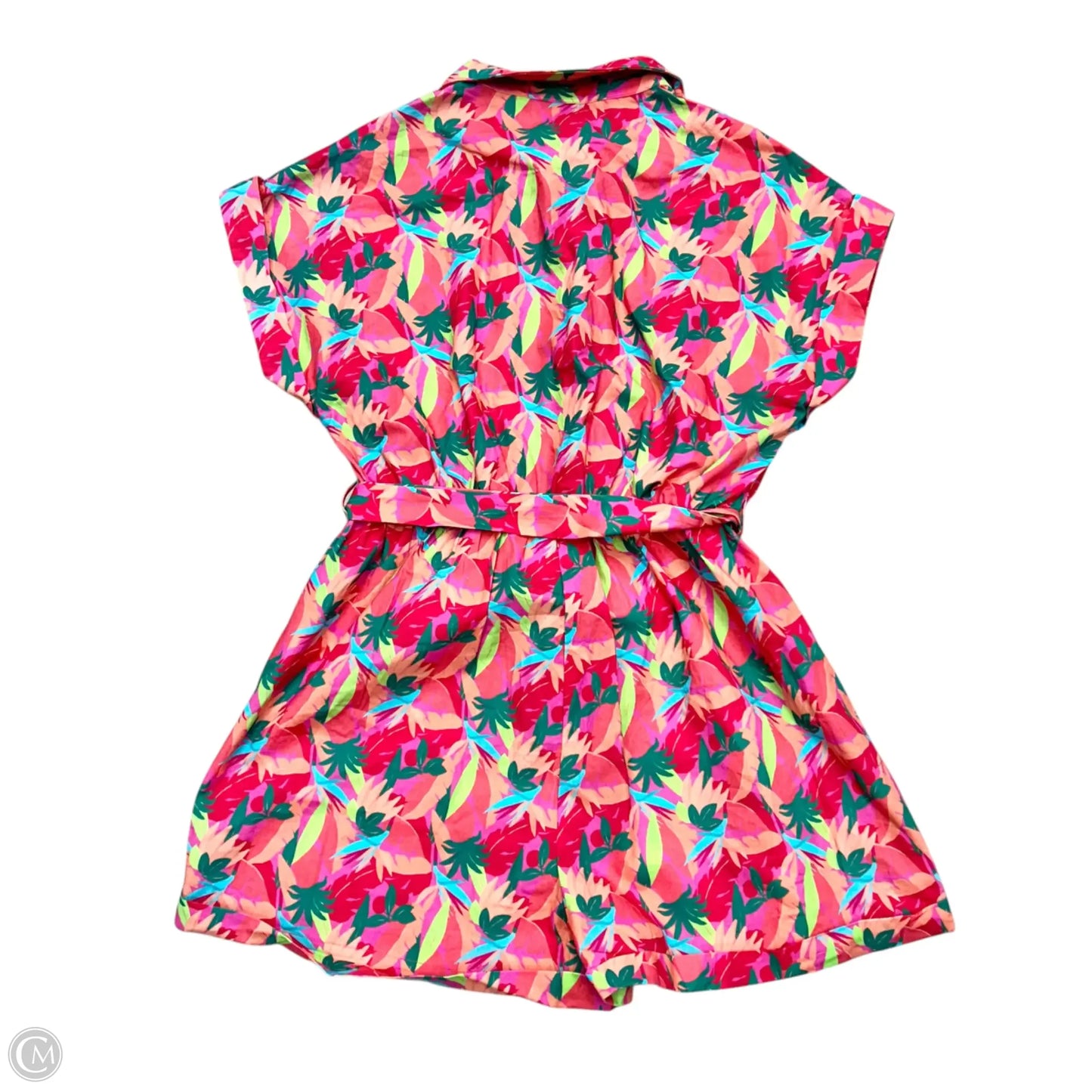 Romper By Lili Sidonio In Orange & Pink, Size: L
