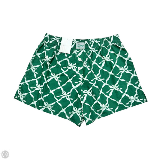 Shorts By In My Sundays In Green, Size: L