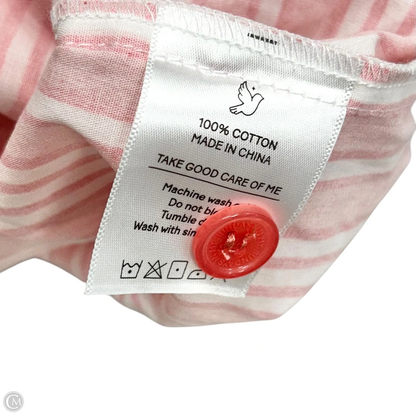 Shorts By In My Sundays In Pink & White, Size: L