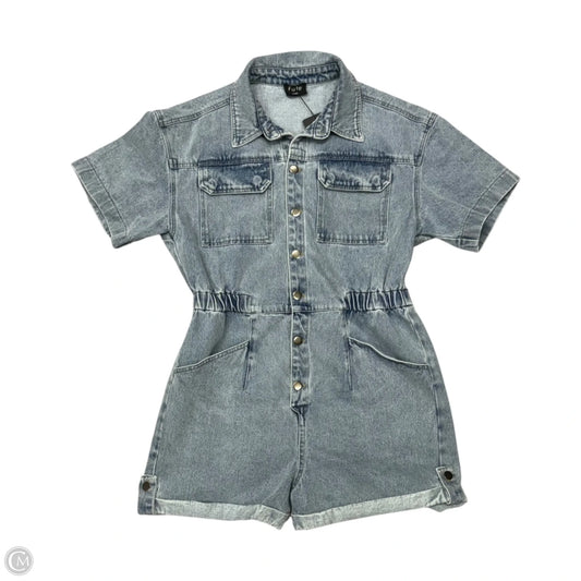 Romper By Fate In Blue Denim, Size: L