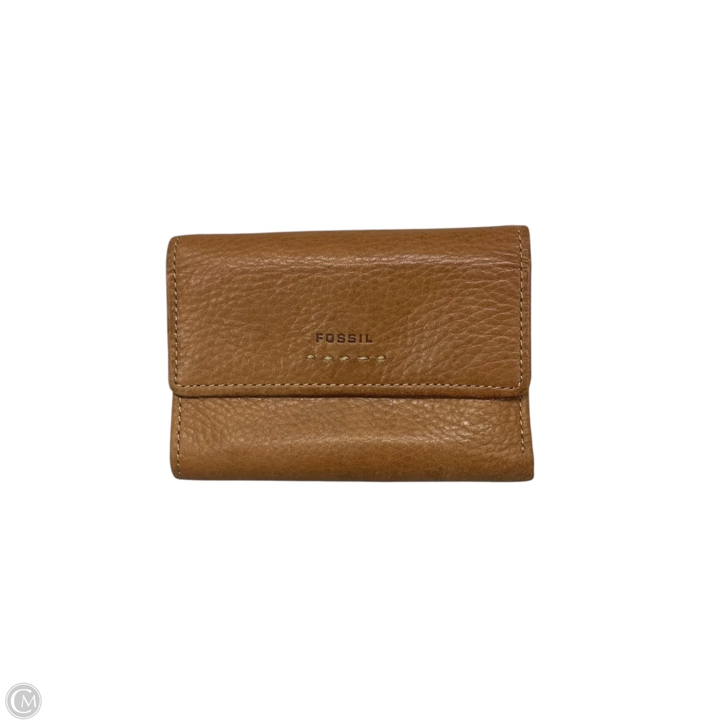 Wallet Leather By Fossil, Size: Small
