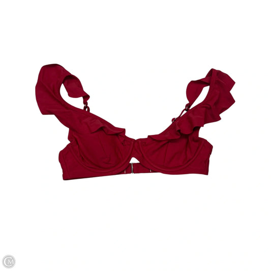 Swimsuit Top By Cupshe In Red, Size: S