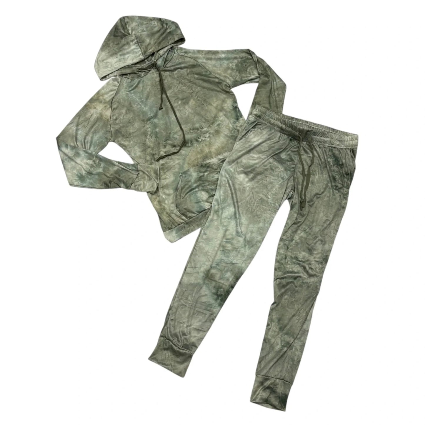 Pants Set 2pc By Hello Mello In Green, Size: S