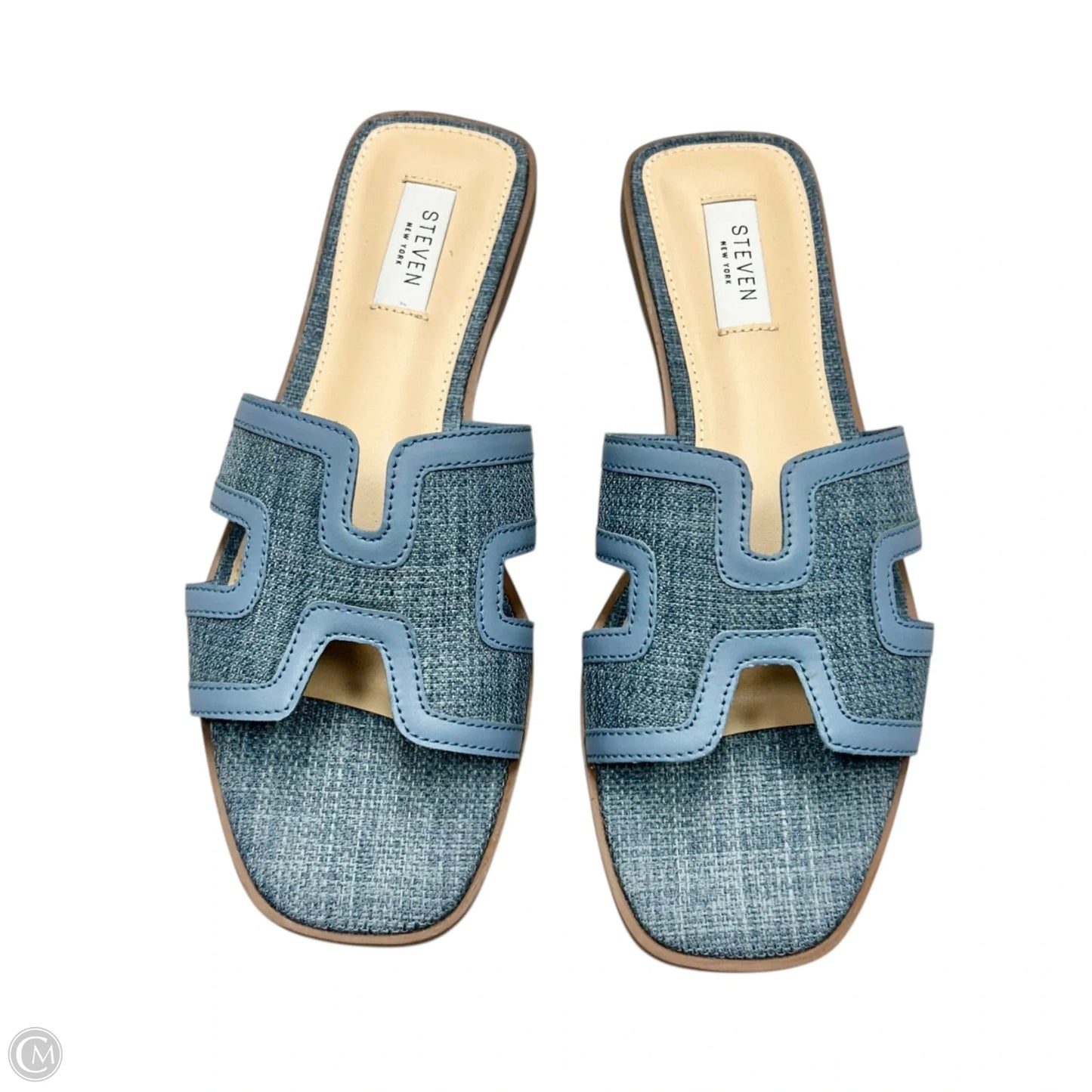 Sandals Flats By Steve Madden In Blue, Size: 9.5