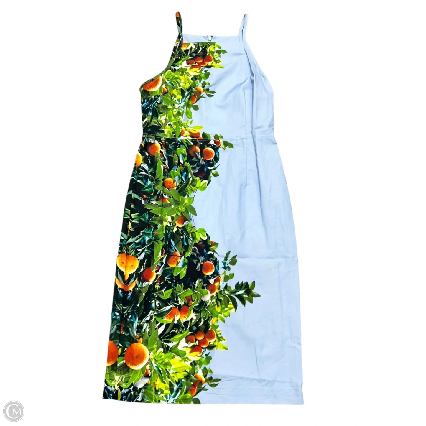 Dress Casual Midi By Maeve In Blue & Orange, Size: M