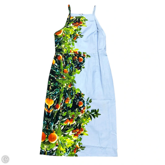Dress Casual Midi By Maeve In Blue & Orange, Size: M