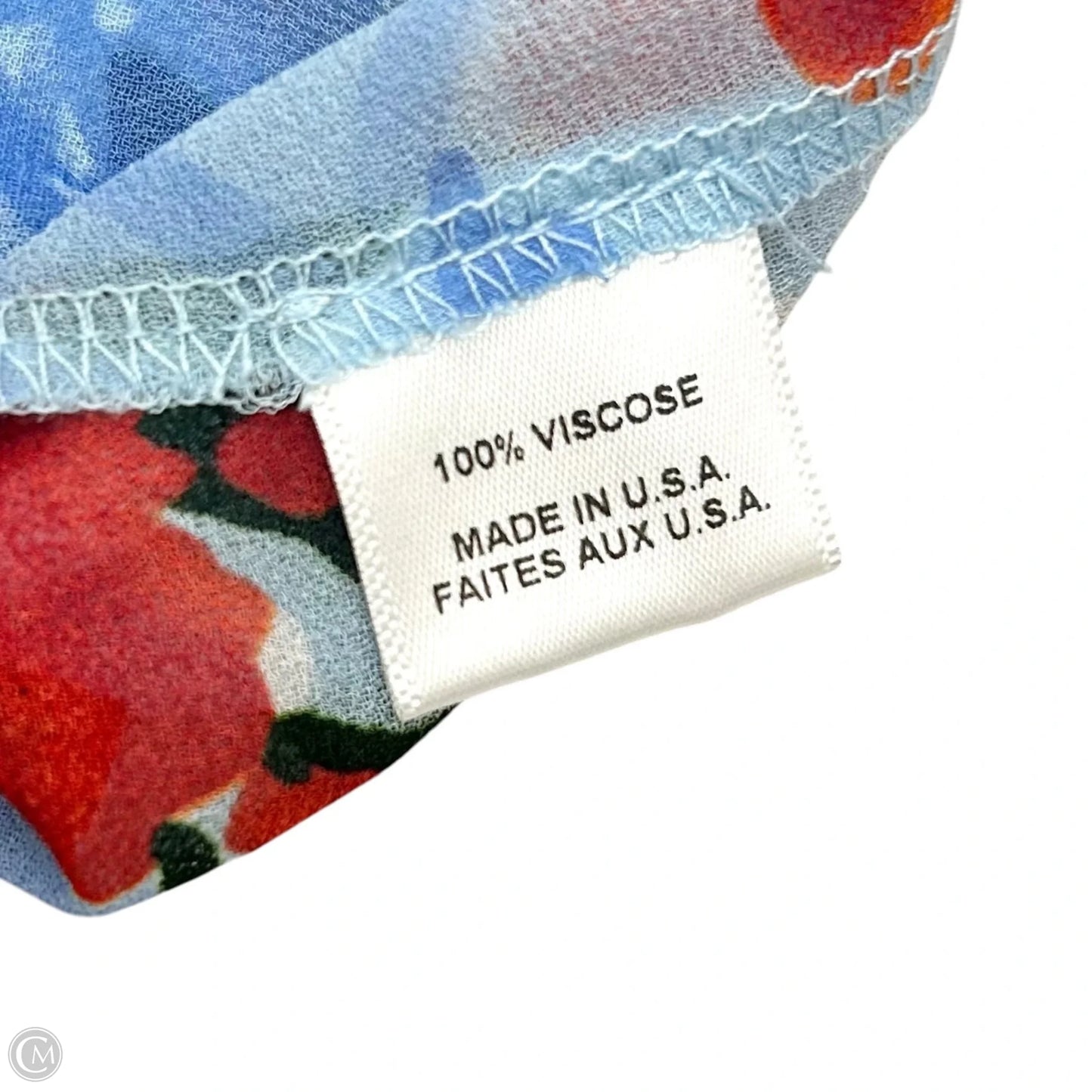 Dress Designer By Misa In Blue & Orange, Size: L
