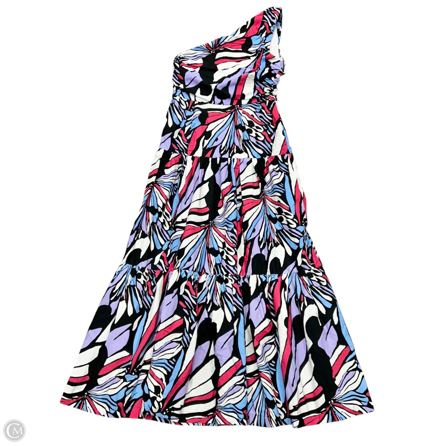 Dress Casual Maxi By Maeve In Blue & Pink, Size: M