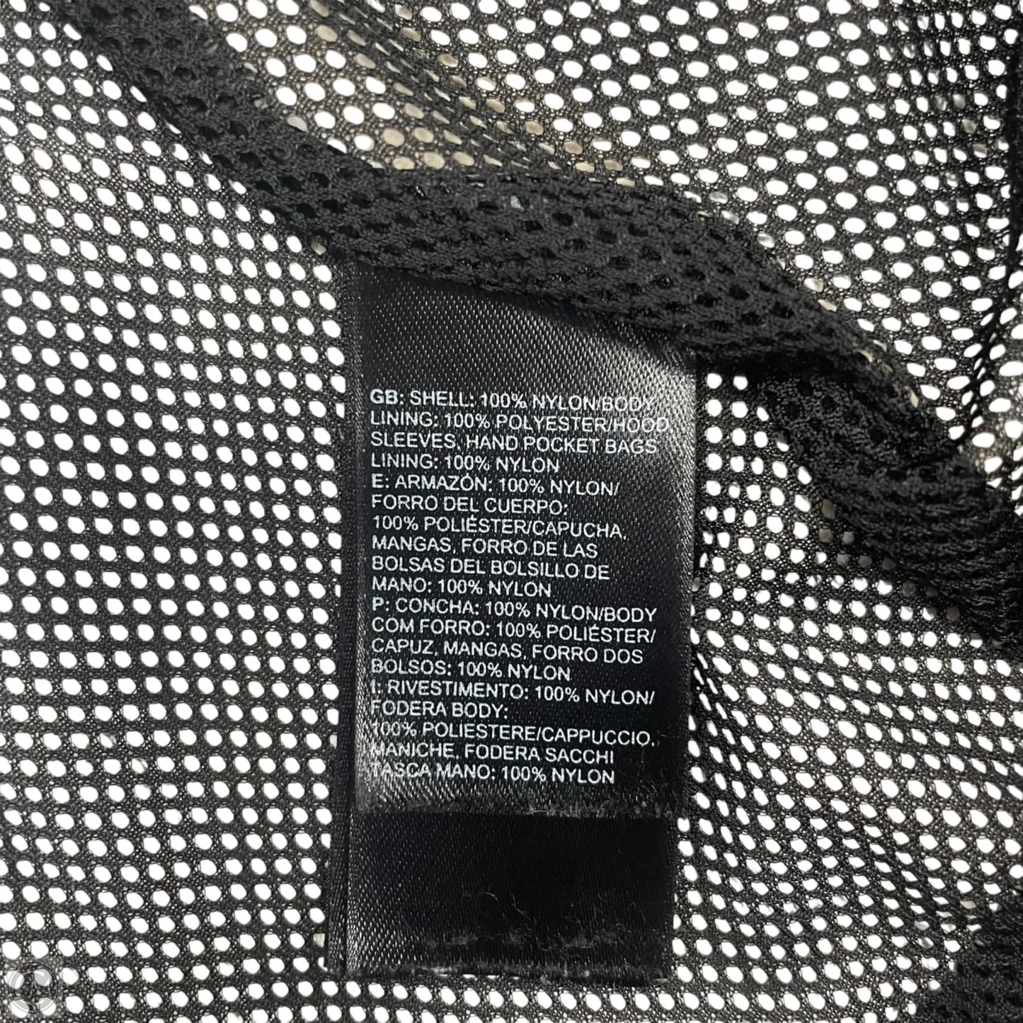 Jacket Windbreaker By The North Face In Black, Size: M