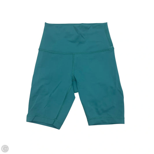 Athletic Shorts By Lululemon In Teal, Size: S