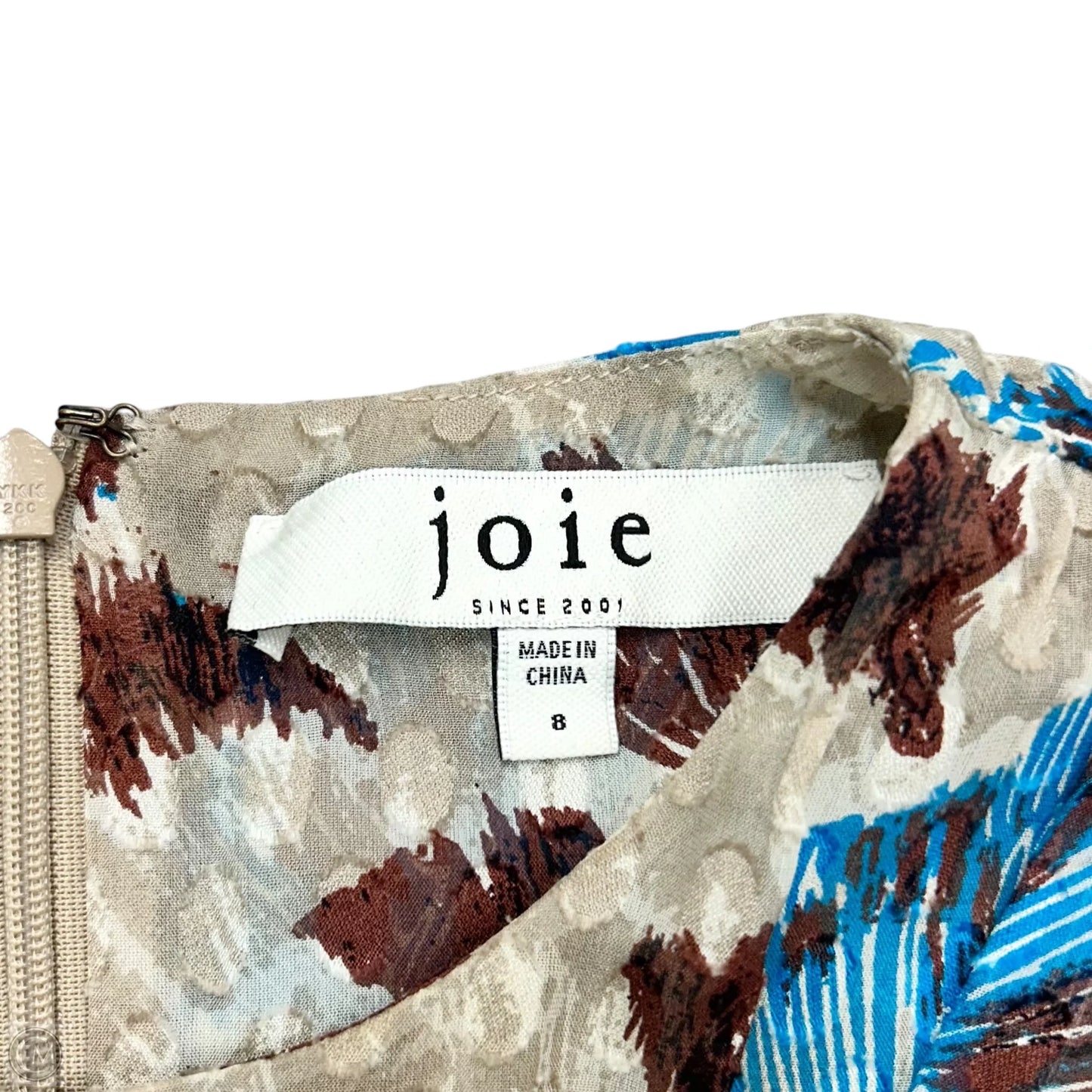 Top Long Sleeve By Joie In Blue & Brown, Size: M