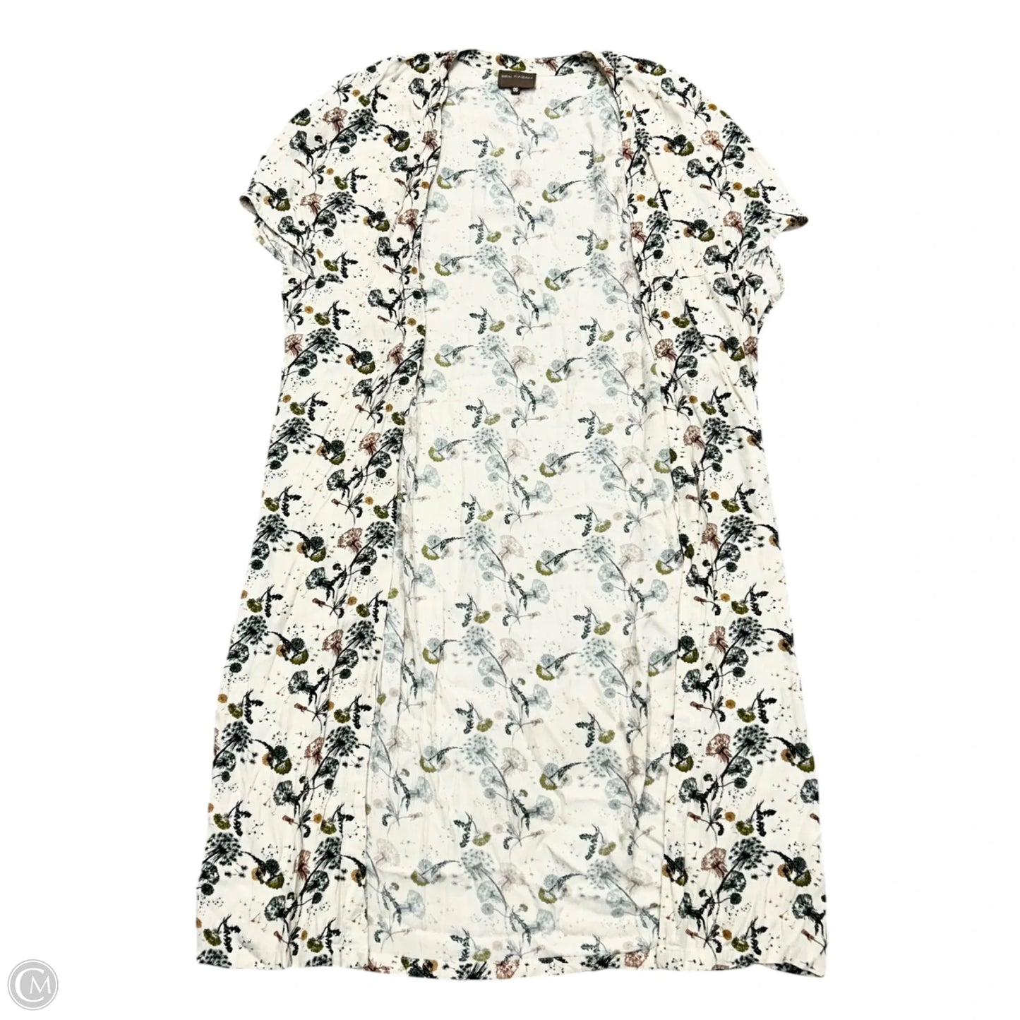 Kimono By Bel Kazan In Tan & Yellow, Size: Osfm