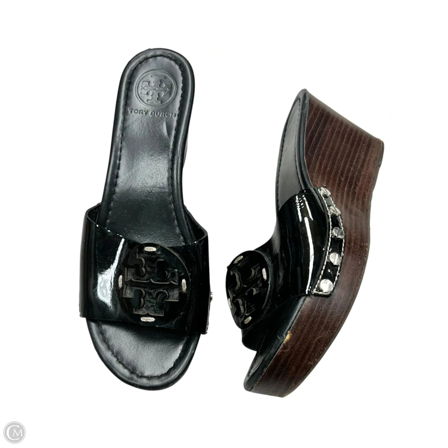Sandals Designer By Tory Burch In Black, Size: 7.5