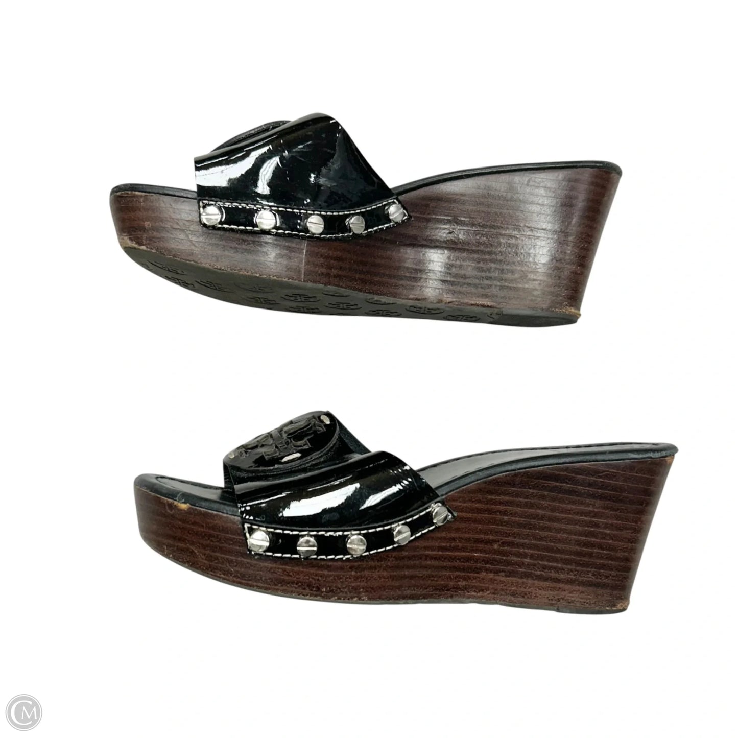 Sandals Designer By Tory Burch In Black, Size: 7.5
