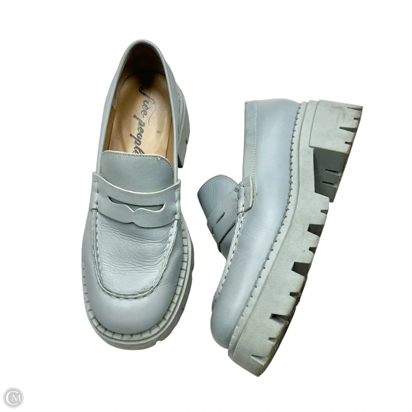 Shoes Heels Platform By Free People In Blue, Size: 6.5