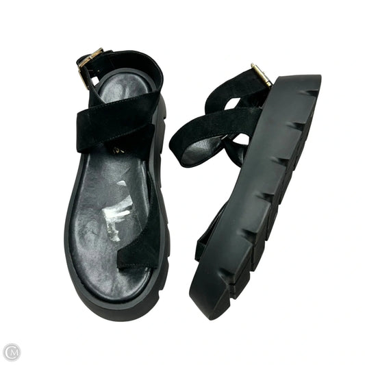 Sandals Heels Platform By Free People In Black, Size: 6.5