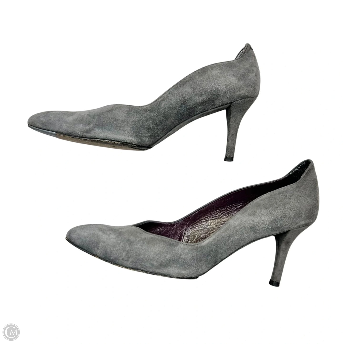 Shoes Designer By Stuart Weitzman In Grey, Size: 8