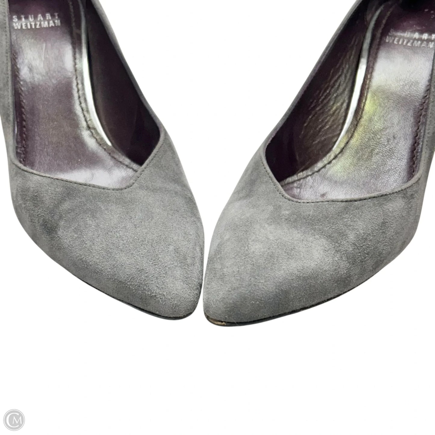 Shoes Designer By Stuart Weitzman In Grey, Size: 8