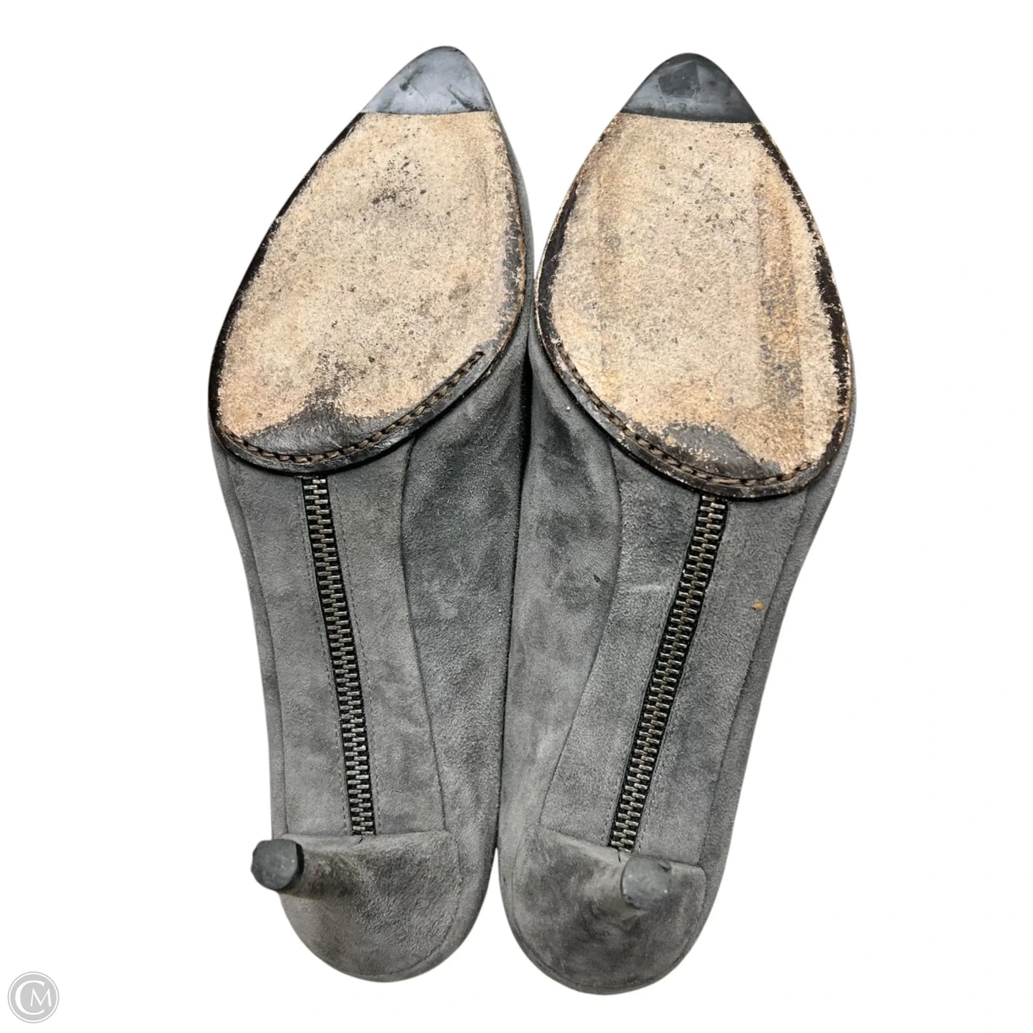 Shoes Designer By Stuart Weitzman In Grey, Size: 8