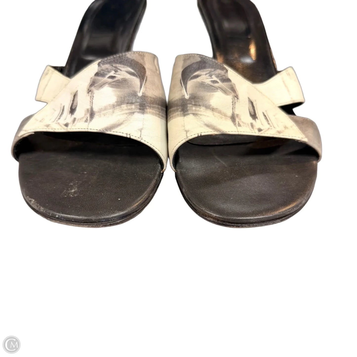 Shoes Heels Kitten By Icon In Black & Cream, Size: 7.5