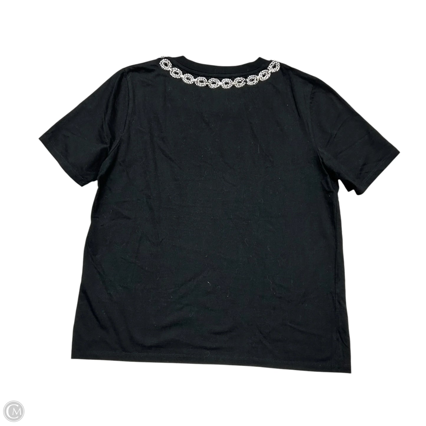 Top Short Sleeve Designer By Sandro In Black, Size: S