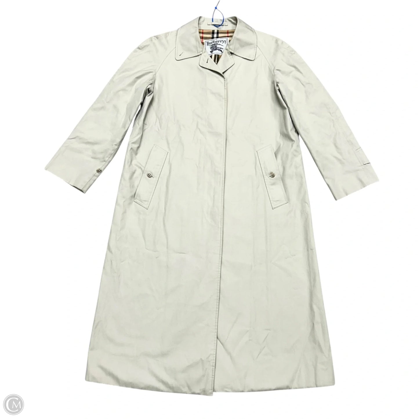 Coat Luxury Designer By Burberry In Tan, Size: Mp