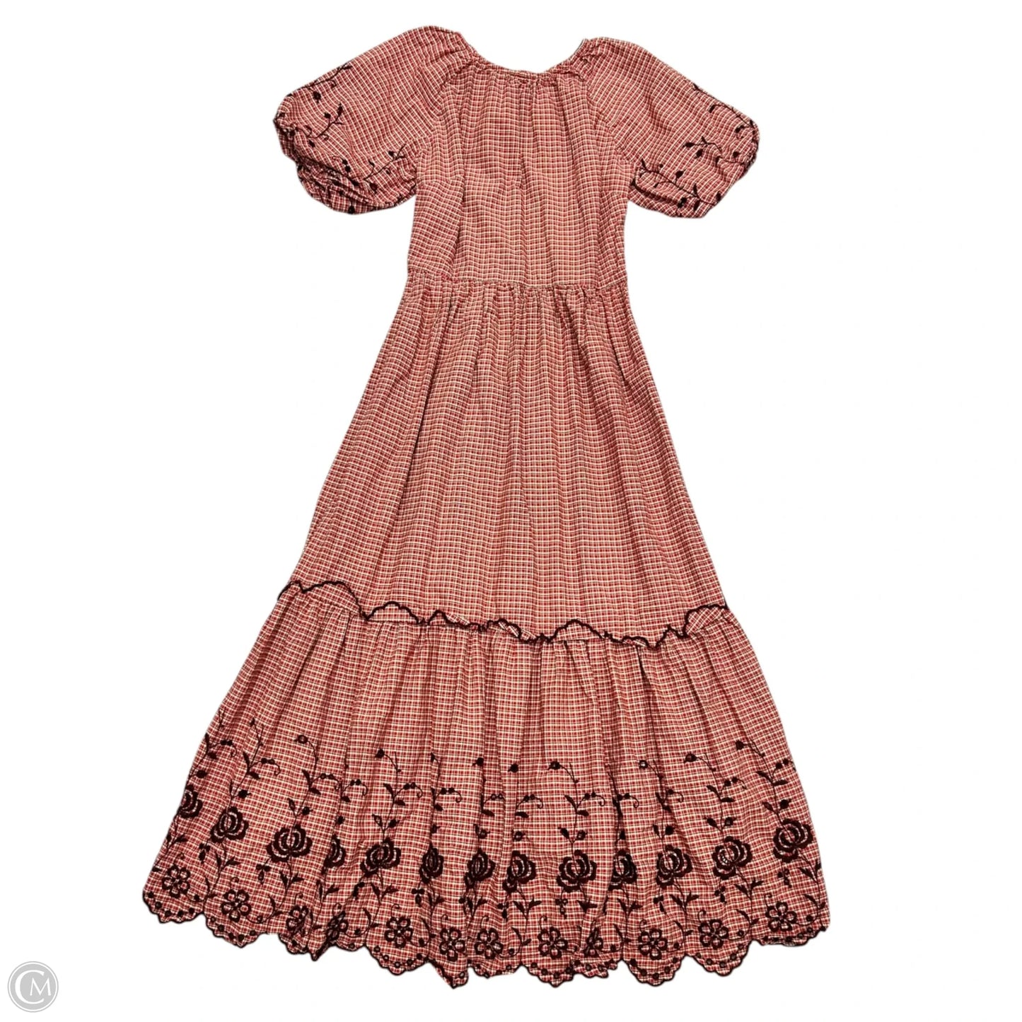 Dress Casual Maxi By Madewell In Red & Tan, Size: Xs