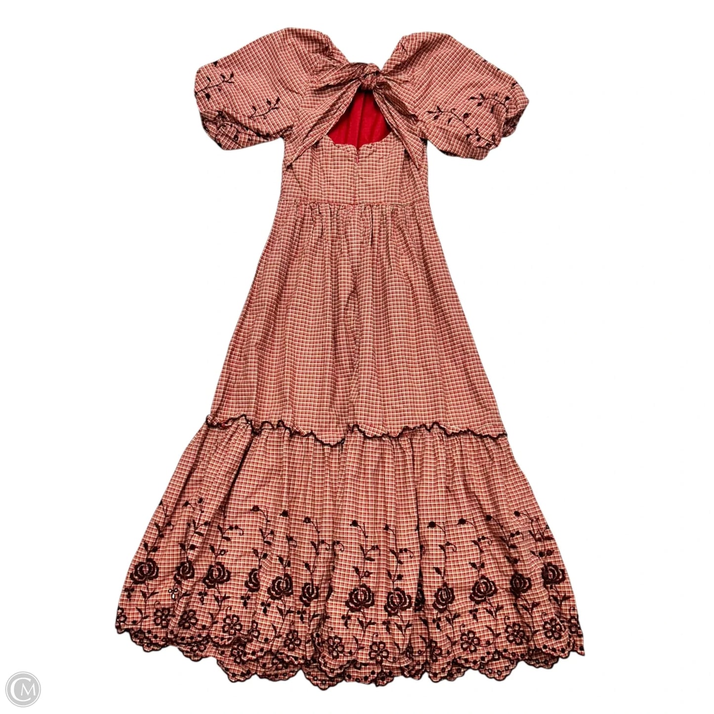 Dress Casual Maxi By Madewell In Red & Tan, Size: Xs