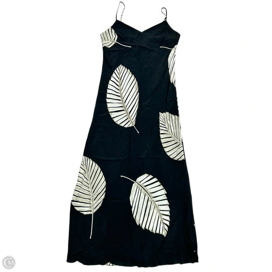 Dress Casual Maxi By Fifteen Twenty In Black & Tan, Size: L