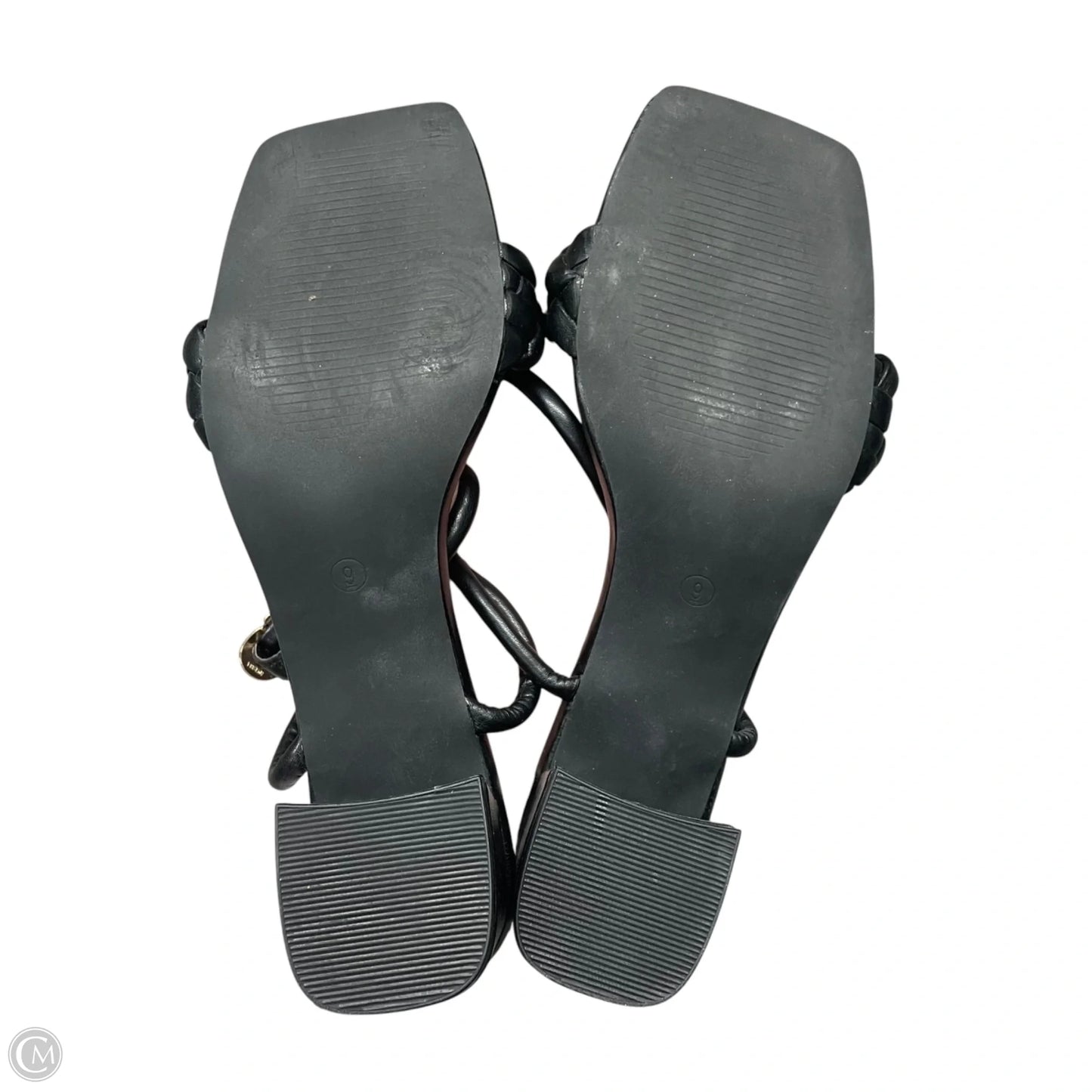 Sandals Heels Block By Rilista In Black, Size: 9