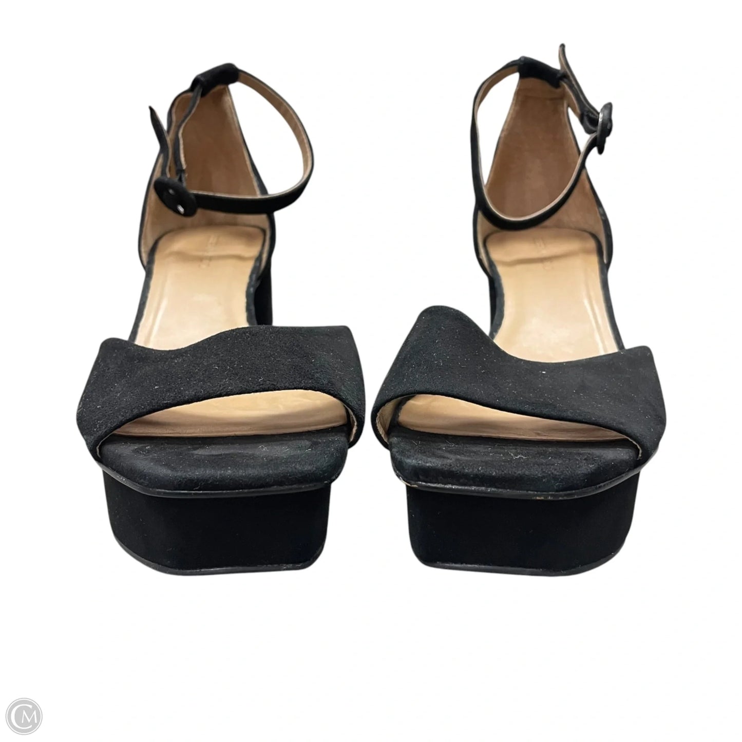 Sandals Heels Block By Bernardo In Black, Size: 9.5