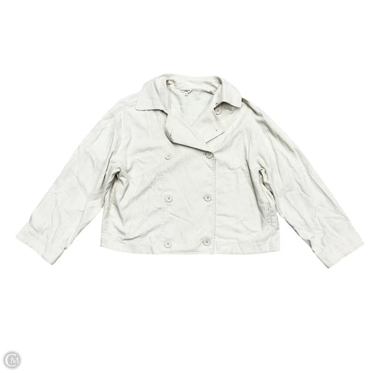 Jacket Shirt By Max Studio In Cream, Size: Xl