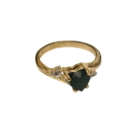 Ring Sterling Silver/18kgf, Size: 7